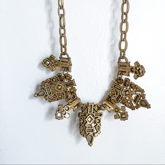 J.CREW Sage + Citrine Jeweled Necklace - Picture 4 of 4